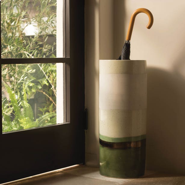 Lienz Glazed Ceramic Umbrella Stand