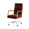 Bryson Auburn Velvet Desk Chair