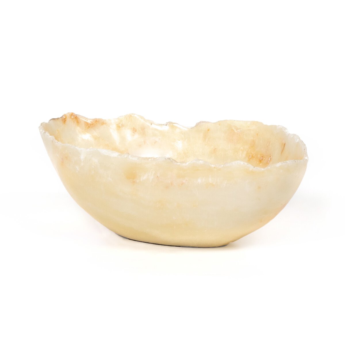 Onyx Stone Live Edge Bowl