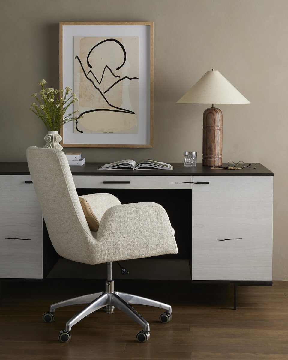 Leda Performance Upholstered Desk Chair