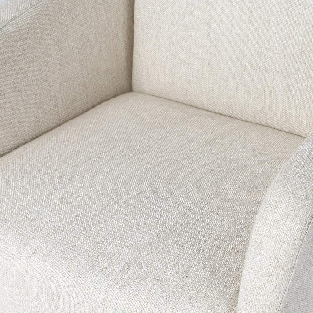 Verne Cream Upholstered Desk Chair