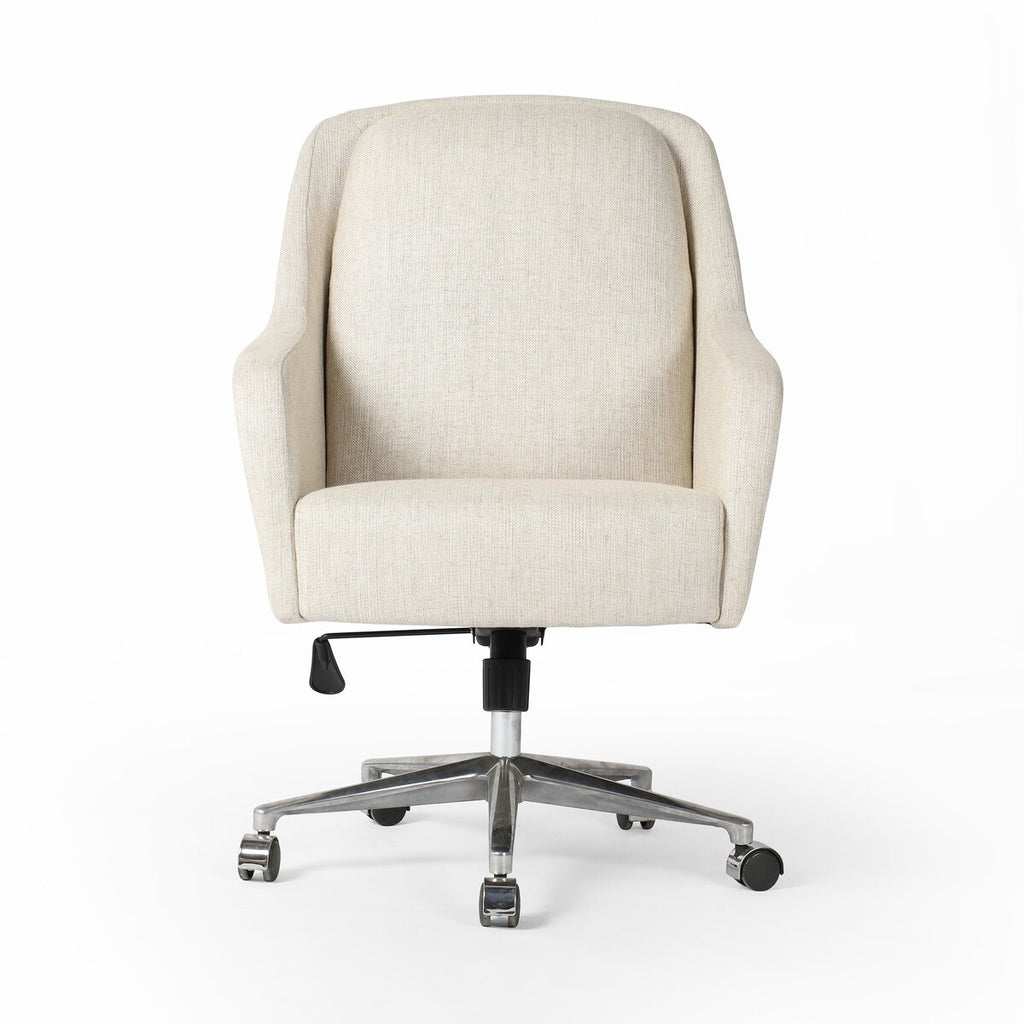 Verne Cream Upholstered Desk Chair