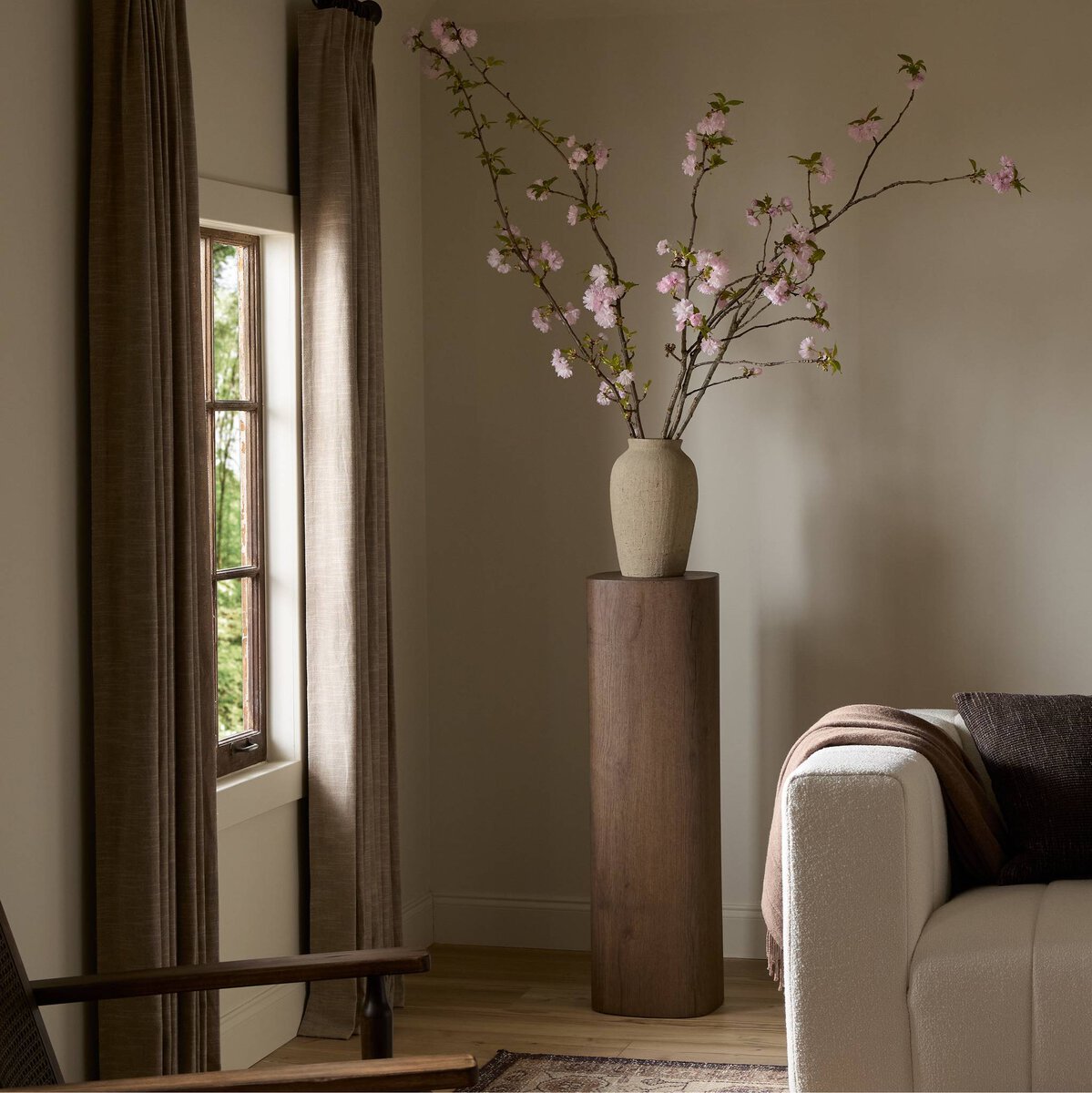 Tycho Wood Pedestal Column