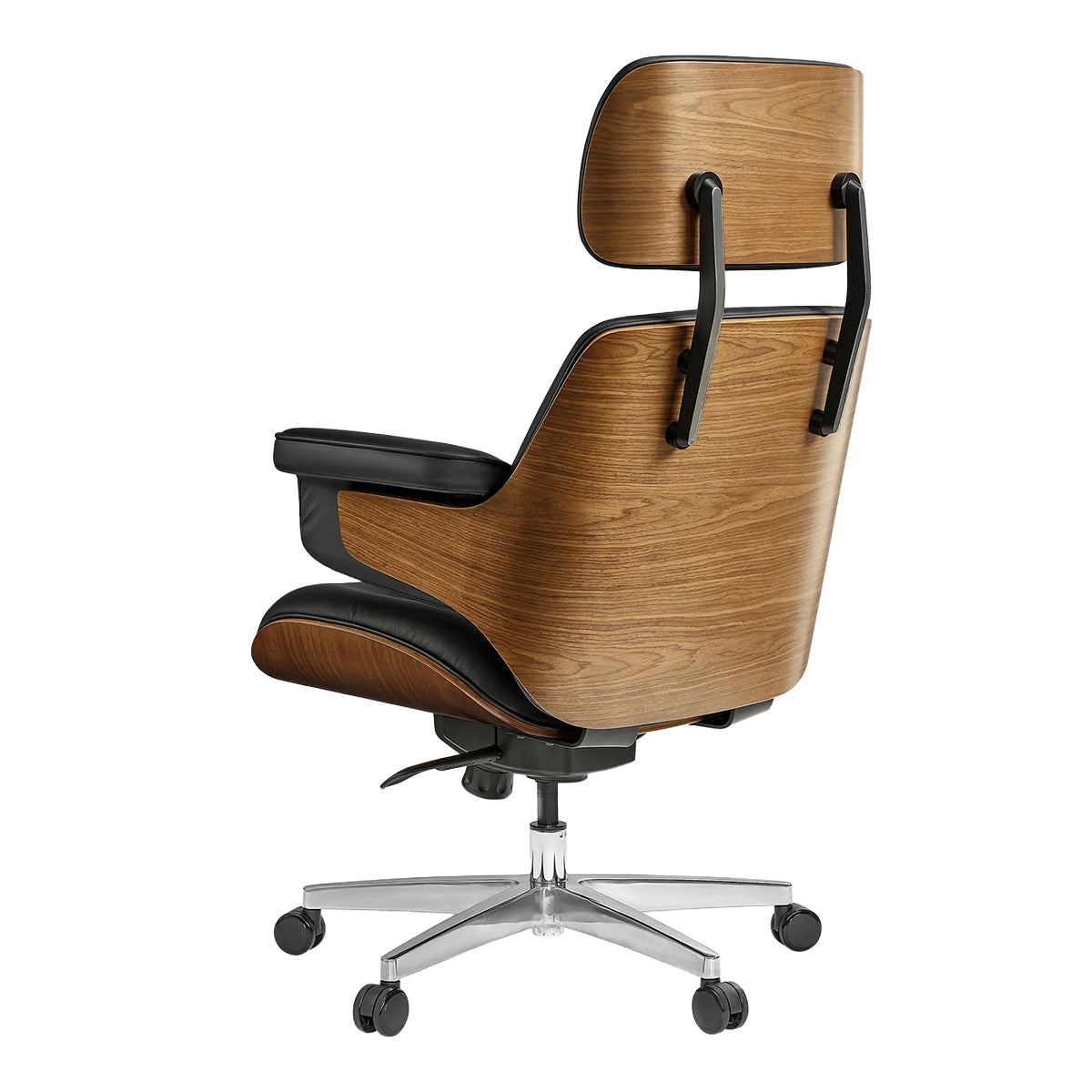 Modernist Napa Leather Bentwood Office Chair