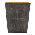 Crosby Faux Shagreen Wastebasket